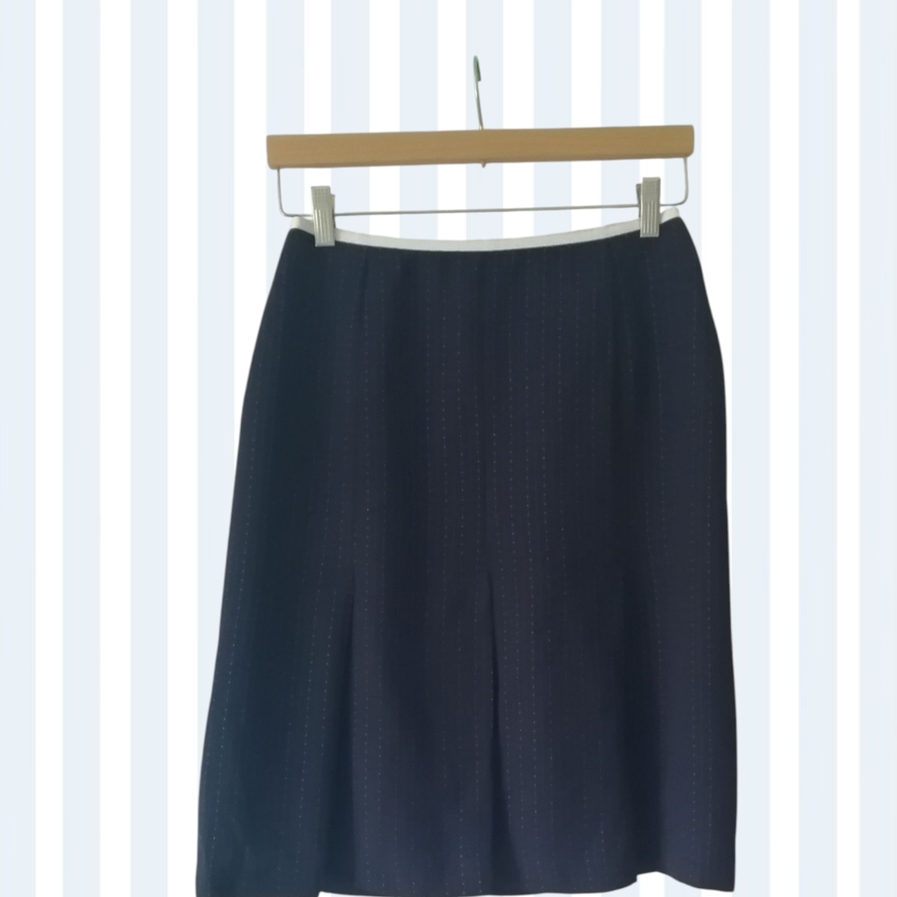 Sophisticated Navy Pencil Skirt